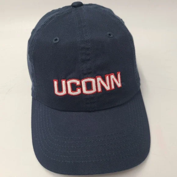 UConn Huskies Hat Strapback Blue Captivating NCAA Adjustable Cotton Casual Men - Picture 1 of 11